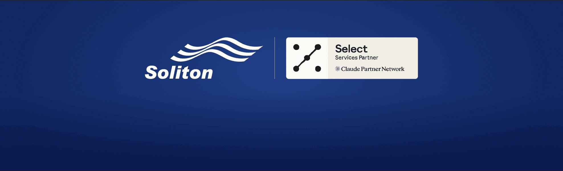 Soliton achieves Select Partner tier in the Claude Partner Network Services Track